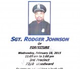 Retirement Celebration for Sergeant Rodger Johnson