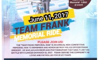Team Frank Gregory Memorial Bicycle Ride, Sunday, June 11, 2017, 11 am at the 12th Precinct, 1441 W. 7 Mile Rd, Detroit Michigan