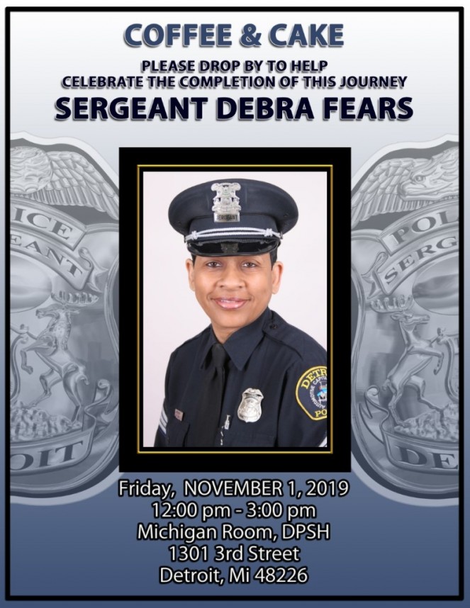 Retirement Celebration for Sergeant Debra Fears